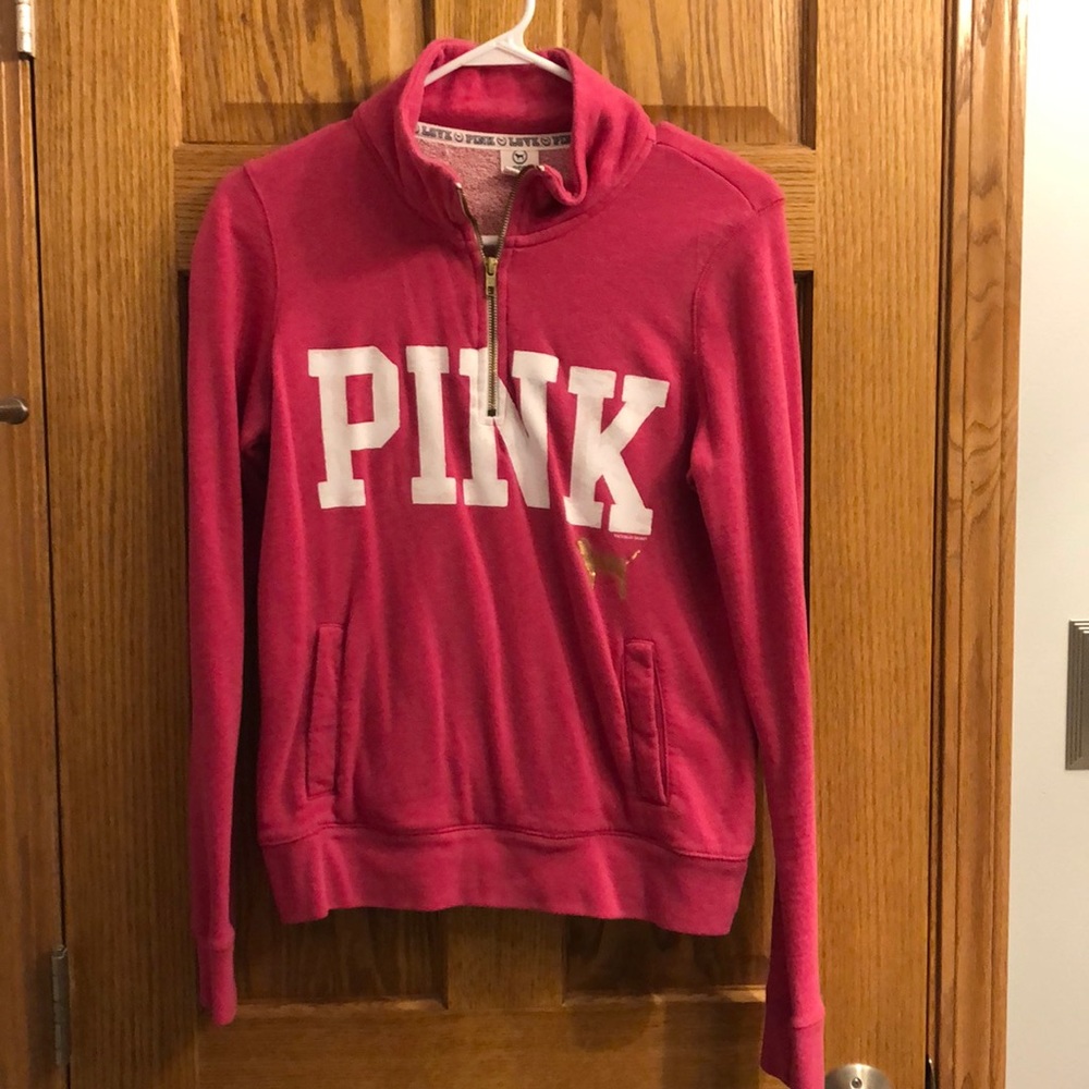 PINK quarter zip